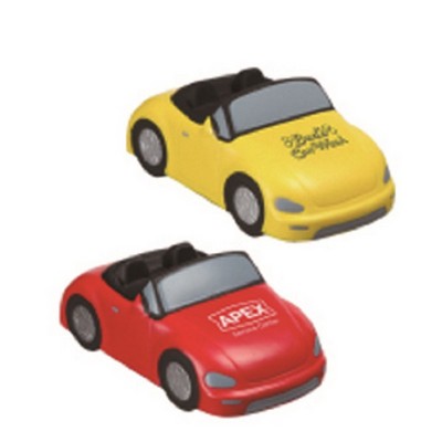 Cartoon Roadster Shape Stress Ball