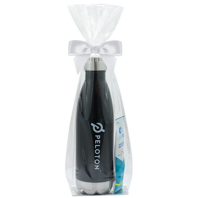 17 Oz. Dual Wall Vacuum Sealed Water Bottle Gift Set - Liquid IV® Electrolyte Drink Mix