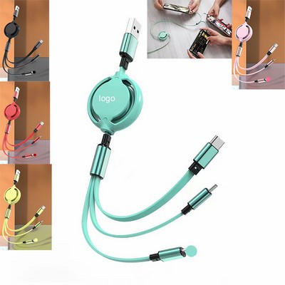 3-in-1 Multi-device Charging USB Cable