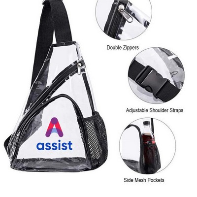 Clear PVC Sling Bag