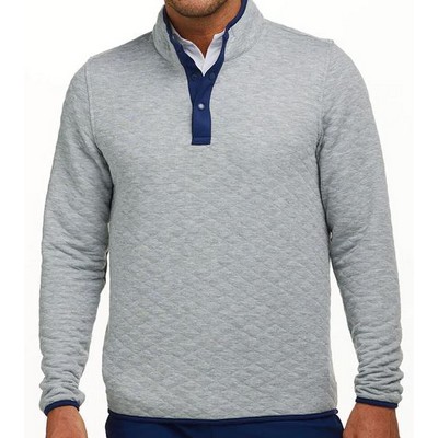 Holderness & Bourne® Sullivan Midweight Performance Blend Jacquard Pullover Shirt