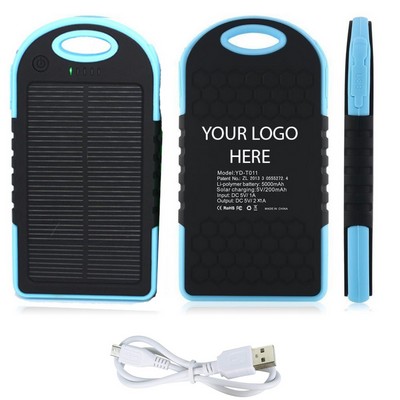 4000mAh Hamilton Portable Solar Power Bank