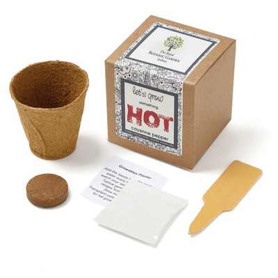 Growables Planter in Kraft Gift Box (Cayenne Peppers)