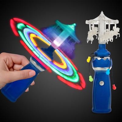 LED Merry Go Round Spinner Wand