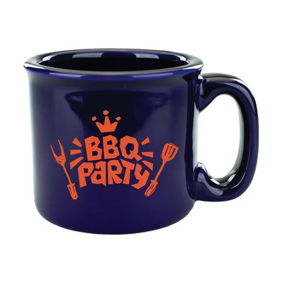 15 oz. Solid Cobalt Blue Campfire Mug