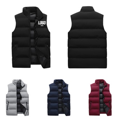 Autumn Winter Vest Sleeveless Warm Jacket