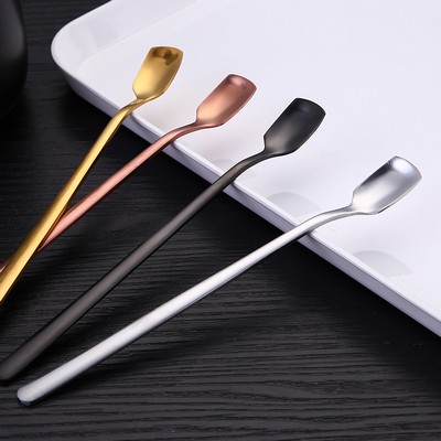 6" Stainless Steel Square Tea Spoon