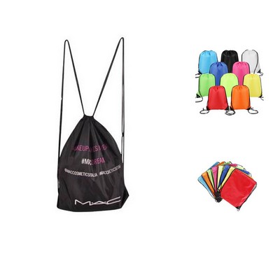 Polyester 210D Sports Drawstring Backpacks