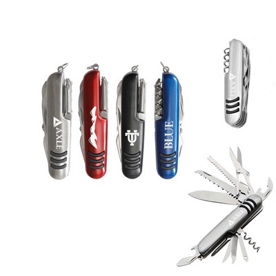 11 in 1 Folding Pocket Multi-tool Knife