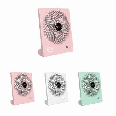 Portable USB Rechargeable Mini Desk Fan