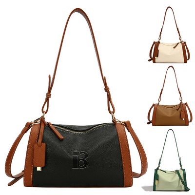 Pu tote crossbody bag for woman