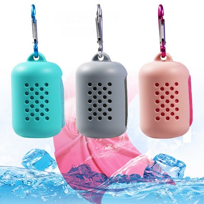 Cooling Towel with Silicone Case