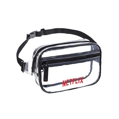 Clear Zip Fanny Pack