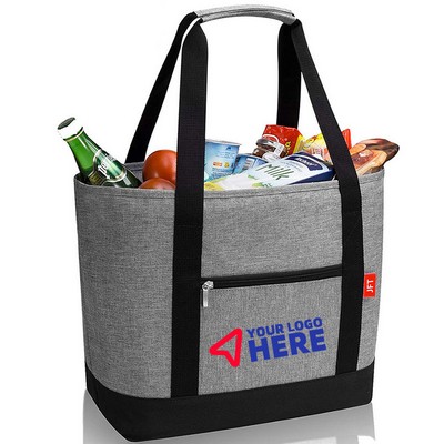 Insulated Grocery Cooler Tote Bag For Food Delivery