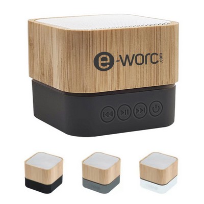 Waterproof Bamboo Wireless Speaker