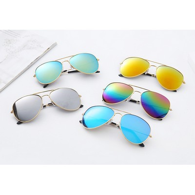 Colored Acrylic Lenses Aviator Sunglasses