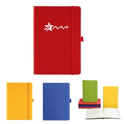 A6 PU Leather Notebook W/ Pen Holder