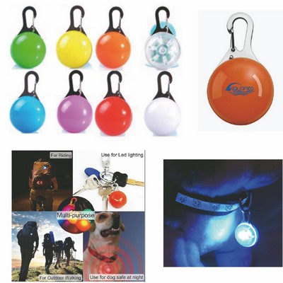 LED Clip-On Pet Dog Collar Pendant Safety Light(Free Shipping)