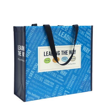 Premium Grade 135g Laminated Non-Woven PP Tote Bag 16"x14"x6"