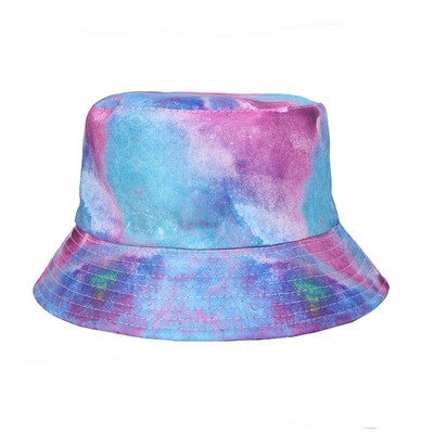 #7 Tie-dye Pattern Basin Cap Bucket Hat