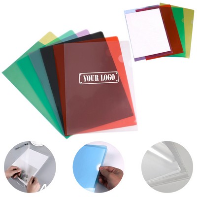 L-Type Clear Document Folders