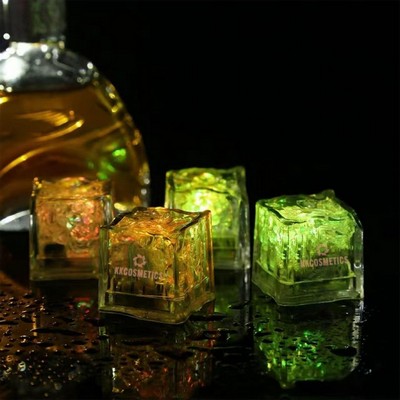 12pcs LED Flash Decoration Ice Cubes