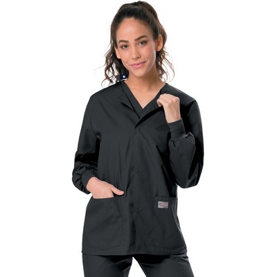 ScrubZone® by Landau® Unisex 3 Pocket Warm Up Scrub Jacket