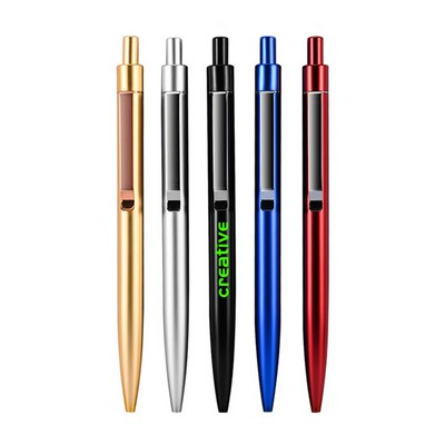 Retractable Metal Gel Pen