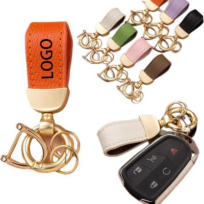 Mini Leather Key Chain