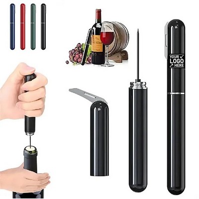 2 In 1 Pen Shaped Air Pump Wine Bottle Opener