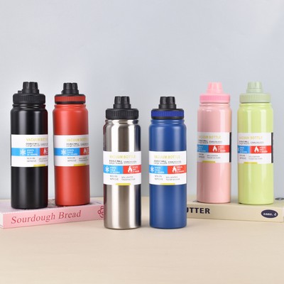 Large-capacity Insulated 304 Stainless Steel Sports Outdoor Portable Bottle