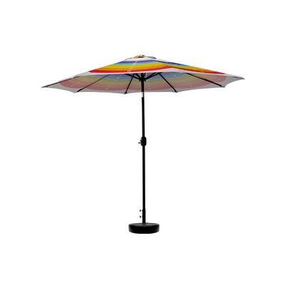 9' Aluminum Market Umbrella (Full Color)