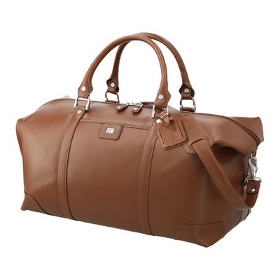 19'' Cutter & Buck® Leather Weekender Duffle Bag