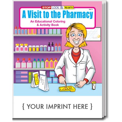 A Visit to the Pharmacy Coloring Book Fun Pack