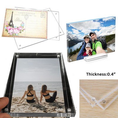 Custom 6 inch Magnetic Acrylic Picture Frames