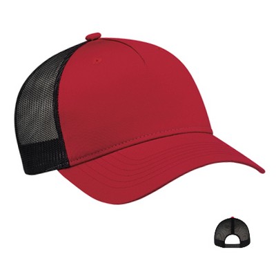 AJM Polycotton / Polyester Mesh - 5 Panel Constructed (Mesh Back)