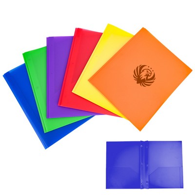 A4 Size Plastic File Folder With Pockets