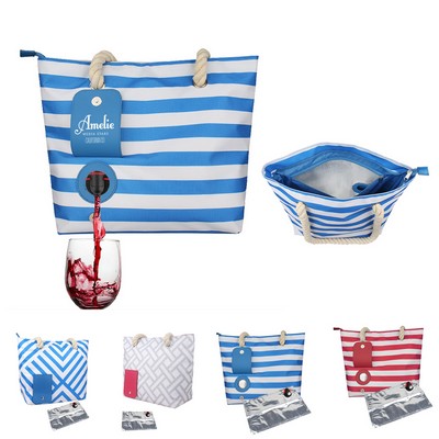 Beach Tote Cooling Bag