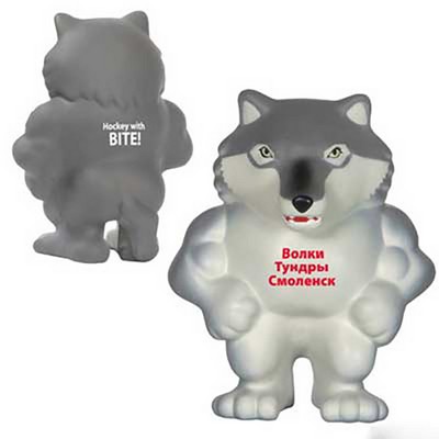 Standing Wolf Shaped Stress Reliever