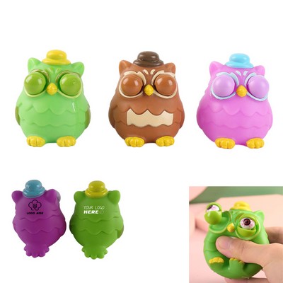 Eye Popping Owl Stress Relief Toy