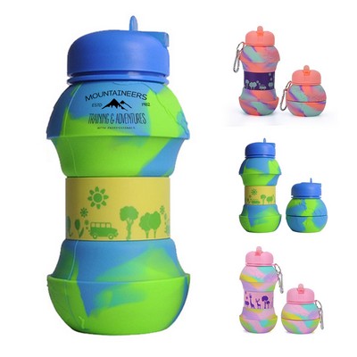 19oz Kids Collapsible Water Bottle