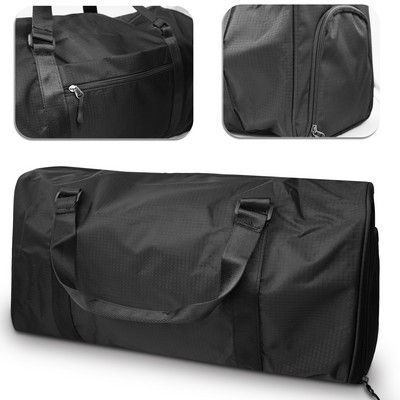 Duffle Bag with Shoe Compartment