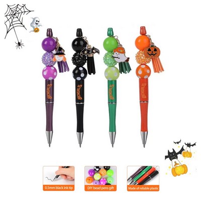 DIY Halloween Bead Tassel Pen