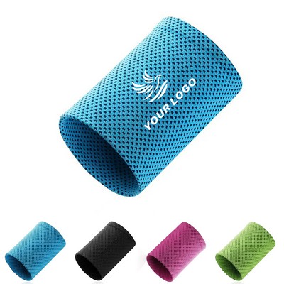 Cooling Wristband Sweatbands Sports Wrist Wrap Sweat Band