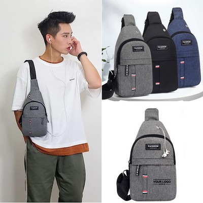 Sling Crossbody Chest Bag for Hands-Free Convenience