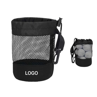 Golf Balls Storage Drawstring Bag