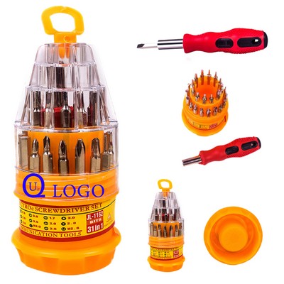 31 Set Kit Pagoda Screwdriver