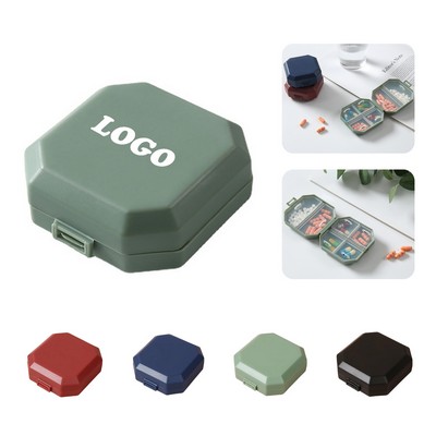 Portable Square Mini Pill Container