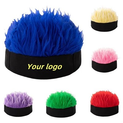 Full Color Charming Hip Hop Party Crazy Wig Hat