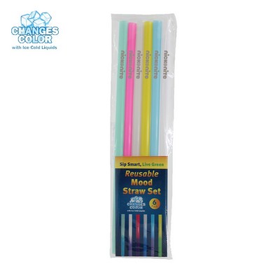 Reusable Mood™ Straw - 6 Pack